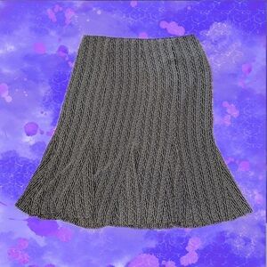 Covington - Vintage 90s Pleated Midi Skirt Circle Pattern